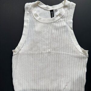 White H&M Crop Top Small